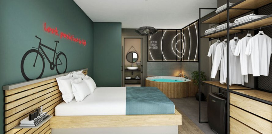 آپارتمان در Kâğıthane، در The Superior Suites Istanbul ، امارات متحده عربی 1 خوابه ، 68.42 متر مربع.  شماره 68106