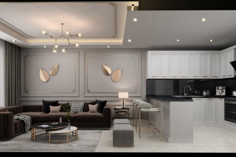 آپارتمان در  Alanya ، امارات متحده عربی 1 خوابه ، 51 متر مربع.  شماره 76592 - 2
