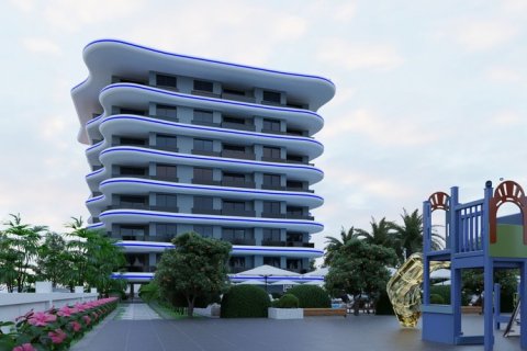 آپارتمان در  Alanya ، امارات متحده عربی 1 خوابه ، 59 متر مربع.  شماره 76622 - 4
