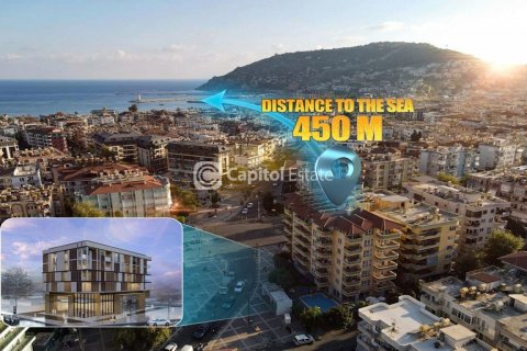 آپارتمان در  Antalya ، امارات متحده عربی 1 خوابه ، 60 متر مربع.  شماره 73880 - 1