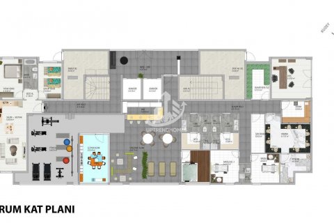 آپارتمان در Demirtas،  Alanya ، امارات متحده عربی 1 خوابه ، 60 متر مربع.  شماره 74913 - 20
