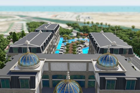 آپارتمان در در Exodus Palace Residence Alanya ، امارات متحده عربی 1 خوابه ، 53.5 متر مربع.  شماره 74816 - 2