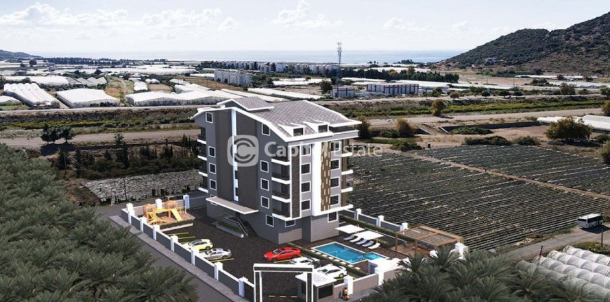 آپارتمان در  Antalya ، امارات متحده عربی 2 خوابه ، 100 متر مربع.  شماره 74057