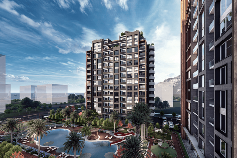 آپارتمان در  Mersin ، امارات متحده عربی 1 خوابه ، 60 متر مربع.  شماره 77589 - 12