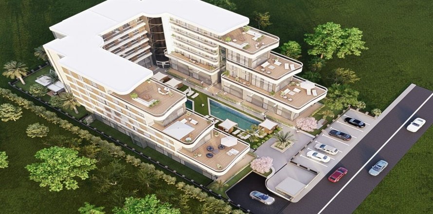 آپارتمان در Altintash، در Onyx Residence Antalya ، امارات متحده عربی 1 خوابه ، 42.86 متر مربع.  شماره 77574
