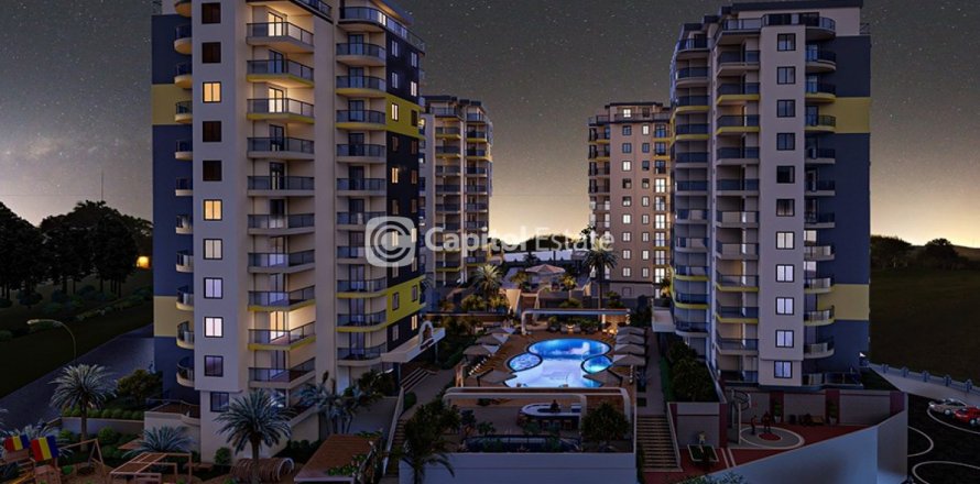 آپارتمان در  Antalya ، امارات متحده عربی 1 خوابه ، 108 متر مربع.  شماره 74277