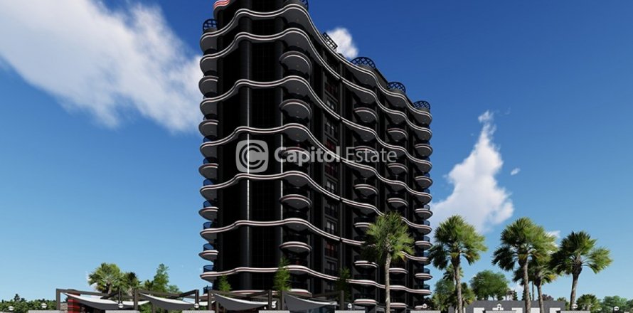 آپارتمان در  Antalya ، امارات متحده عربی 1 خوابه ، 198 متر مربع.  شماره 74239