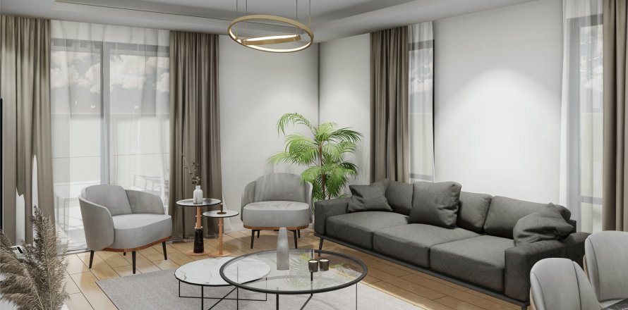 آپارتمان در در Alpis Nilufer House 2 Bursa ، امارات متحده عربی 4 خوابه ، 154 متر مربع.  شماره 75062