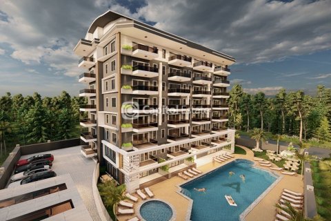 آپارتمان در  Antalya ، امارات متحده عربی 1 خوابه ، 55 متر مربع.  شماره 74062 - 3
