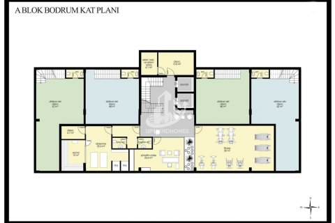آپارتمان در Kargicak،  Alanya ، امارات متحده عربی 1 خوابه ، 66 متر مربع.  شماره 75121 - 17