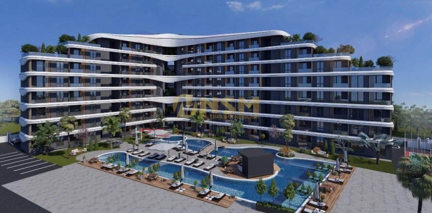 آپارتمان در  Antalya ، امارات متحده عربی 1 خوابه ، 72 متر مربع.  شماره 72128