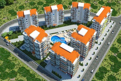 آپارتمان در  Antalya ، امارات متحده عربی 1 خوابه ، 80 متر مربع.  شماره 74396 - 1