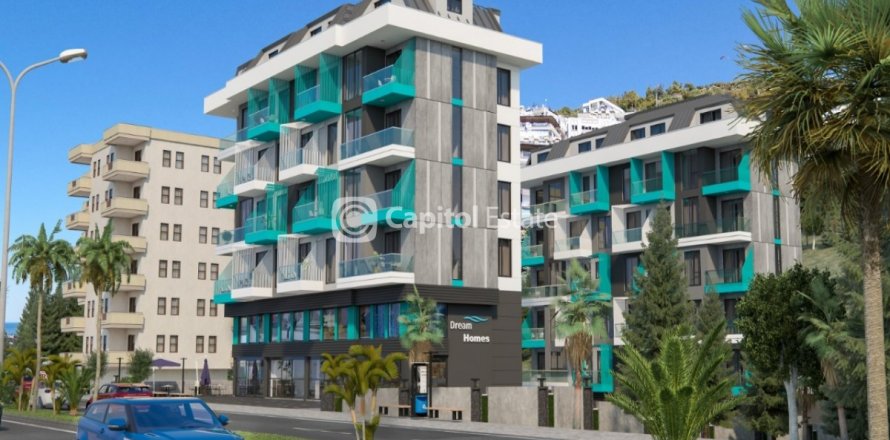 آپارتمان در  Antalya ، امارات متحده عربی 2 خوابه ، 70 متر مربع.  شماره 74203