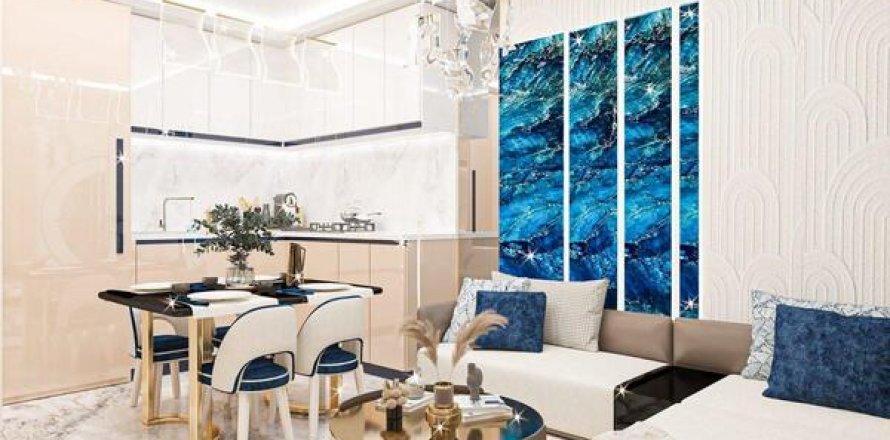 آپارتمان در  Alanya ، امارات متحده عربی 2 خوابه ، 66 متر مربع.  شماره 77514