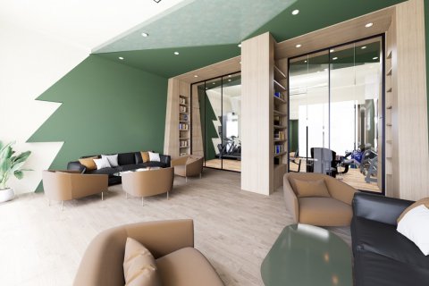 آپارتمان در  Alanya ، امارات متحده عربی 1 خوابه ، 52 متر مربع.  شماره 77087 - 18
