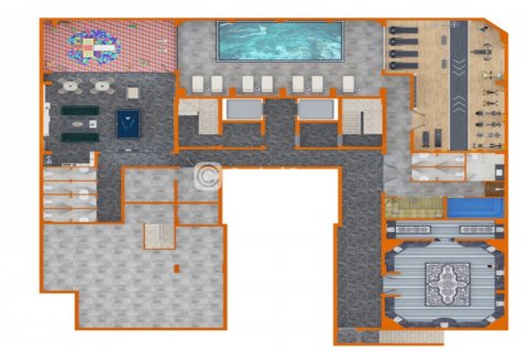 آپارتمان در  Antalya ، امارات متحده عربی 1 خوابه ، 182 متر مربع.  شماره 74401 - 18