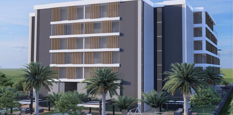 آپارتمان در Altintash، در Onyx Residence Antalya ، امارات متحده عربی 1 خوابه ، 49.45 متر مربع.  شماره 77576