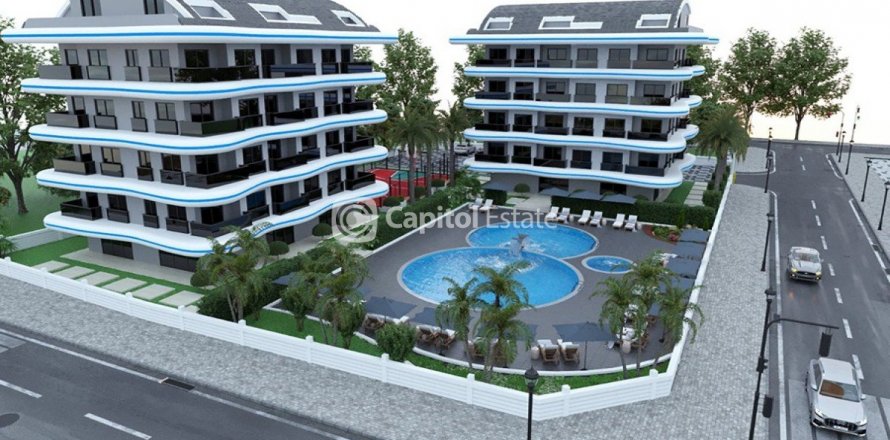آپارتمان در  Antalya ، امارات متحده عربی 1 خوابه ، 47 متر مربع.  شماره 73970