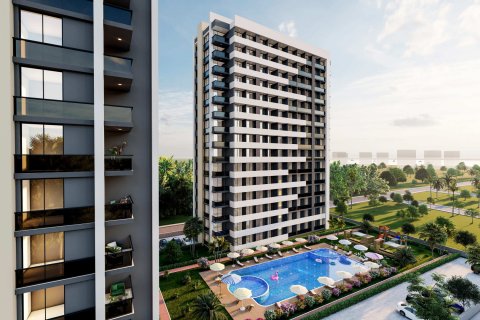 آپارتمان در  Mersin ، امارات متحده عربی 1 خوابه ، 60 متر مربع.  شماره 77593 - 2