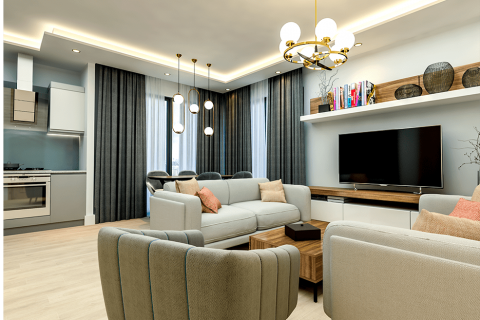 آپارتمان در  Mersin ، امارات متحده عربی 1 خوابه ، 60 متر مربع.  شماره 77589 - 7