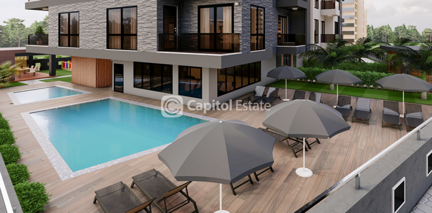 آپارتمان در  Antalya ، امارات متحده عربی 1 خوابه ، 46 متر مربع.  شماره 74341