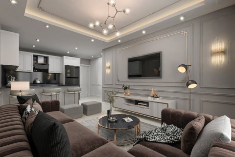 آپارتمان در  Alanya ، امارات متحده عربی 1 خوابه ، 51 متر مربع.  شماره 76592 - 6