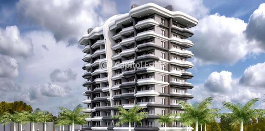 آپارتمان در  Antalya ، امارات متحده عربی 2 خوابه ، 105 متر مربع.  شماره 74133