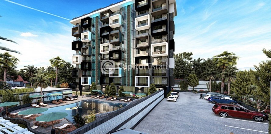 آپارتمان در  Antalya ، امارات متحده عربی 1 خوابه ، 59 متر مربع.  شماره 74011