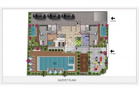 آپارتمان در  Kestel ، امارات متحده عربی 1 خوابه ، 58 متر مربع.  شماره 76502 - 16