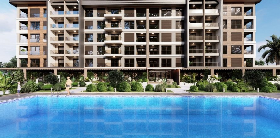آپارتمان در Altintash،  Antalya ، امارات متحده عربی 1 خوابه ، 65 متر مربع.  شماره 79502