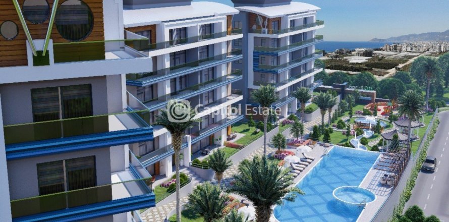 آپارتمان در  Antalya ، امارات متحده عربی 2 خوابه ، 118 متر مربع.  شماره 73879