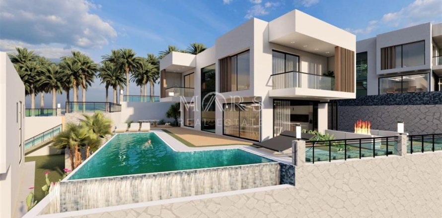 آپارتمان در در Complex of 5 villas in Incekum area Alanya ، امارات متحده عربی 3 خوابه ، 216 متر مربع.  شماره 77849