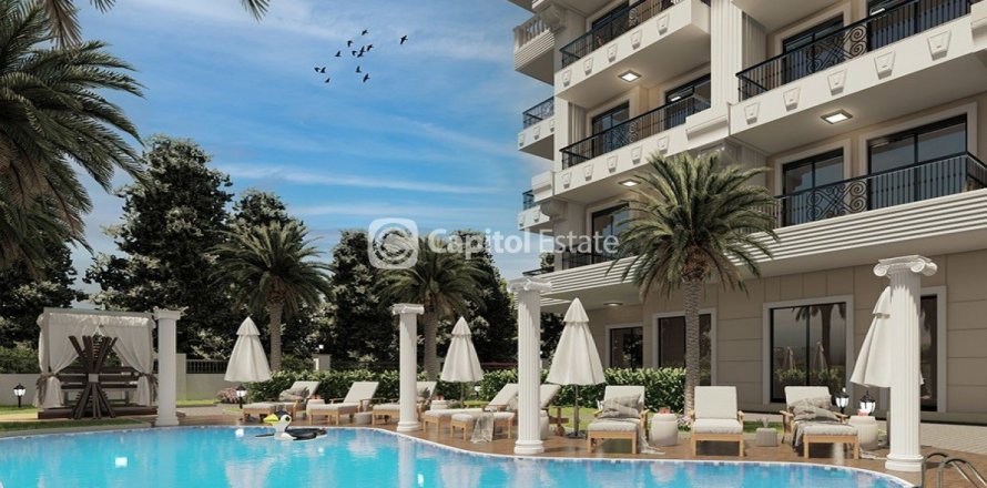 آپارتمان در  Antalya ، امارات متحده عربی 1 خوابه ، 54 متر مربع.  شماره 74320