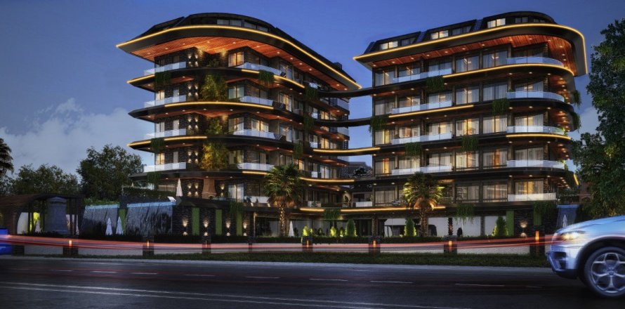 آپارتمان در  Alanya ، امارات متحده عربی 1 خوابه ، 44 متر مربع.  شماره 72833