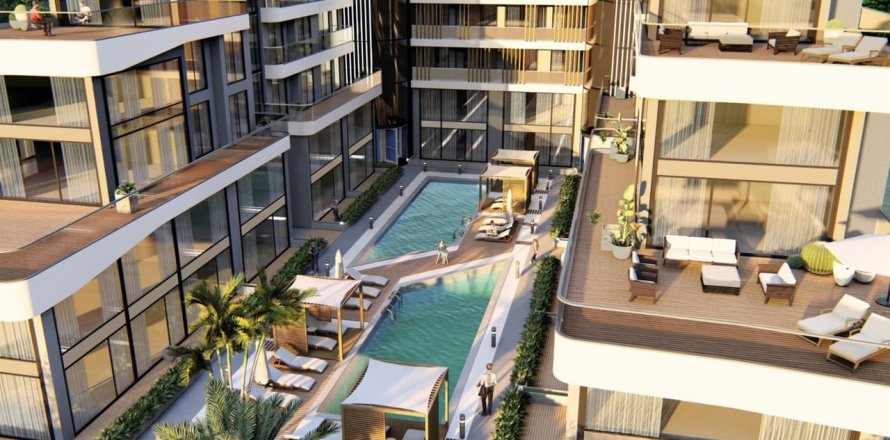 آپارتمان در Altintash، در Onyx Residence Antalya ، امارات متحده عربی 2 خوابه ، 146.7 متر مربع.  شماره 77578