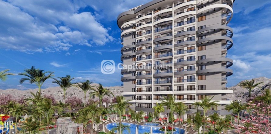 آپارتمان در  Antalya ، امارات متحده عربی 1 خوابه ، 64 متر مربع.  شماره 74344