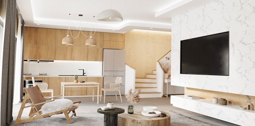 آپارتمان در در Venezia Garden Incekum ، امارات متحده عربی 1 خوابه ، 61 متر مربع.  شماره 75041