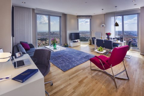 آپارتمان در در Anthill Residence Istanbul ، امارات متحده عربی 1 خوابه ، 88 متر مربع.  شماره 76119 - 7