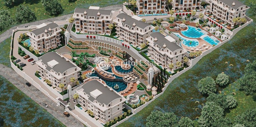 آپارتمان در  Antalya ، امارات متحده عربی 2 خوابه ، 93 متر مربع.  شماره 74560