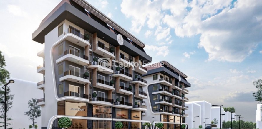 آپارتمان در  Antalya ، امارات متحده عربی 1 خوابه ، 56 متر مربع.  شماره 74117