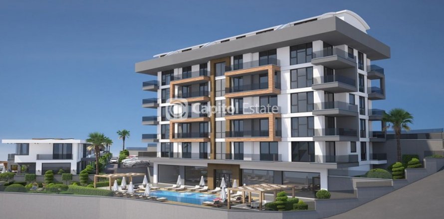 آپارتمان در  Antalya ، امارات متحده عربی 1 خوابه ، 104 متر مربع.  شماره 74171