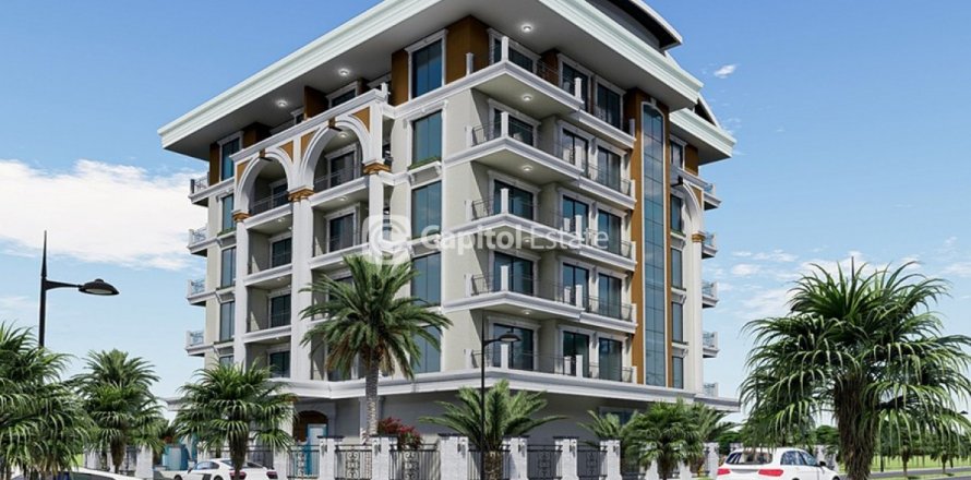 آپارتمان در  Antalya ، امارات متحده عربی 1 خوابه ، 55 متر مربع.  شماره 74245