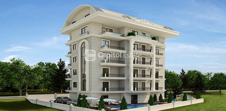 آپارتمان در  Antalya ، امارات متحده عربی 1 خوابه ، 56 متر مربع.  شماره 74457