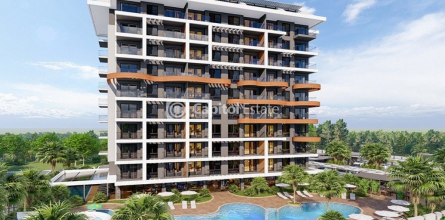 آپارتمان در  Antalya ، امارات متحده عربی 2 خوابه ، 70 متر مربع.  شماره 74314