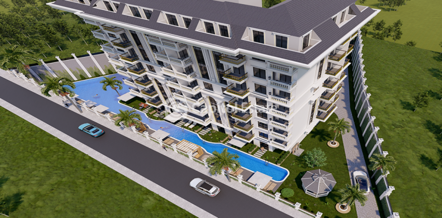 آپارتمان در  Antalya ، امارات متحده عربی 2 خوابه ، 76 متر مربع.  شماره 73921
