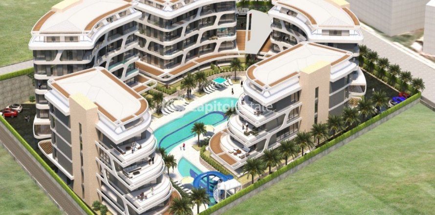 آپارتمان در  Antalya ، امارات متحده عربی 2 خوابه ، 114 متر مربع.  شماره 74109