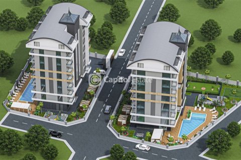 آپارتمان در  Antalya ، امارات متحده عربی 2 خوابه ، 93 متر مربع.  شماره 74371 - 1