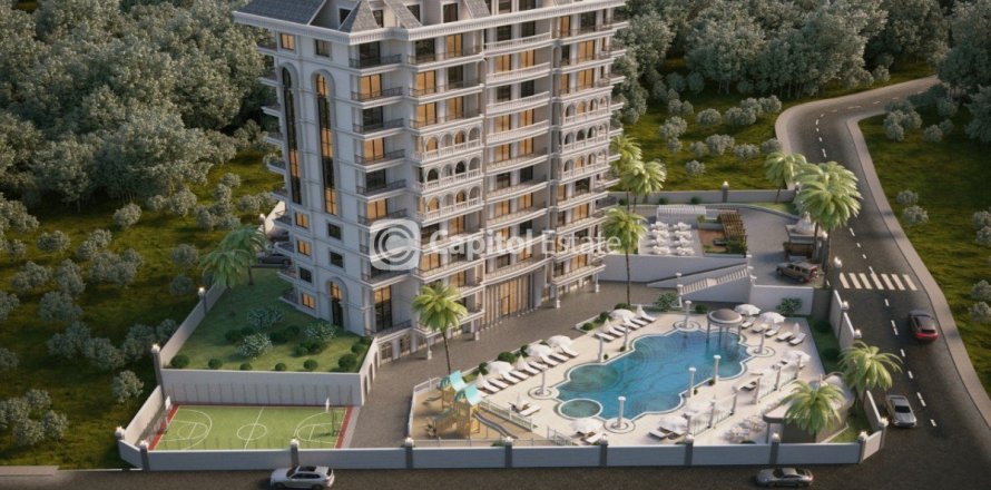 آپارتمان در  Antalya ، امارات متحده عربی 2 خوابه ، 92 متر مربع.  شماره 74553