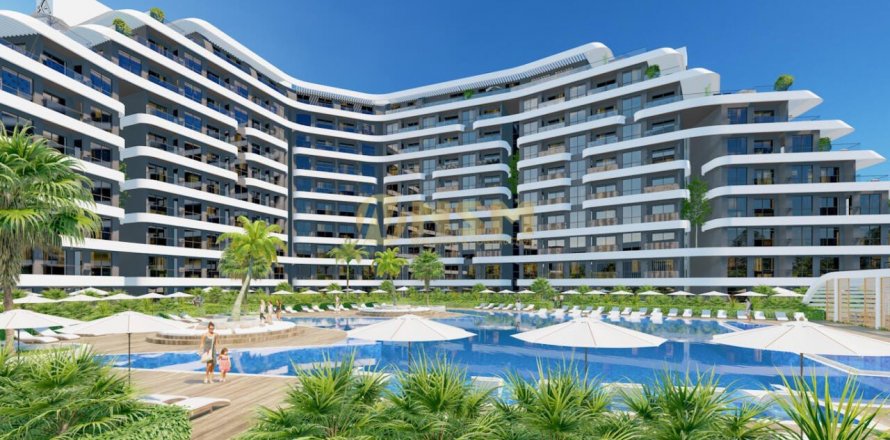 آپارتمان در  Antalya ، امارات متحده عربی 1 خوابه ، 50 متر مربع.  شماره 72110