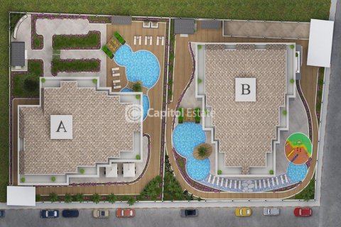 آپارتمان در  Antalya ، امارات متحده عربی 1 خوابه ، 187 متر مربع.  شماره 74377 - 14